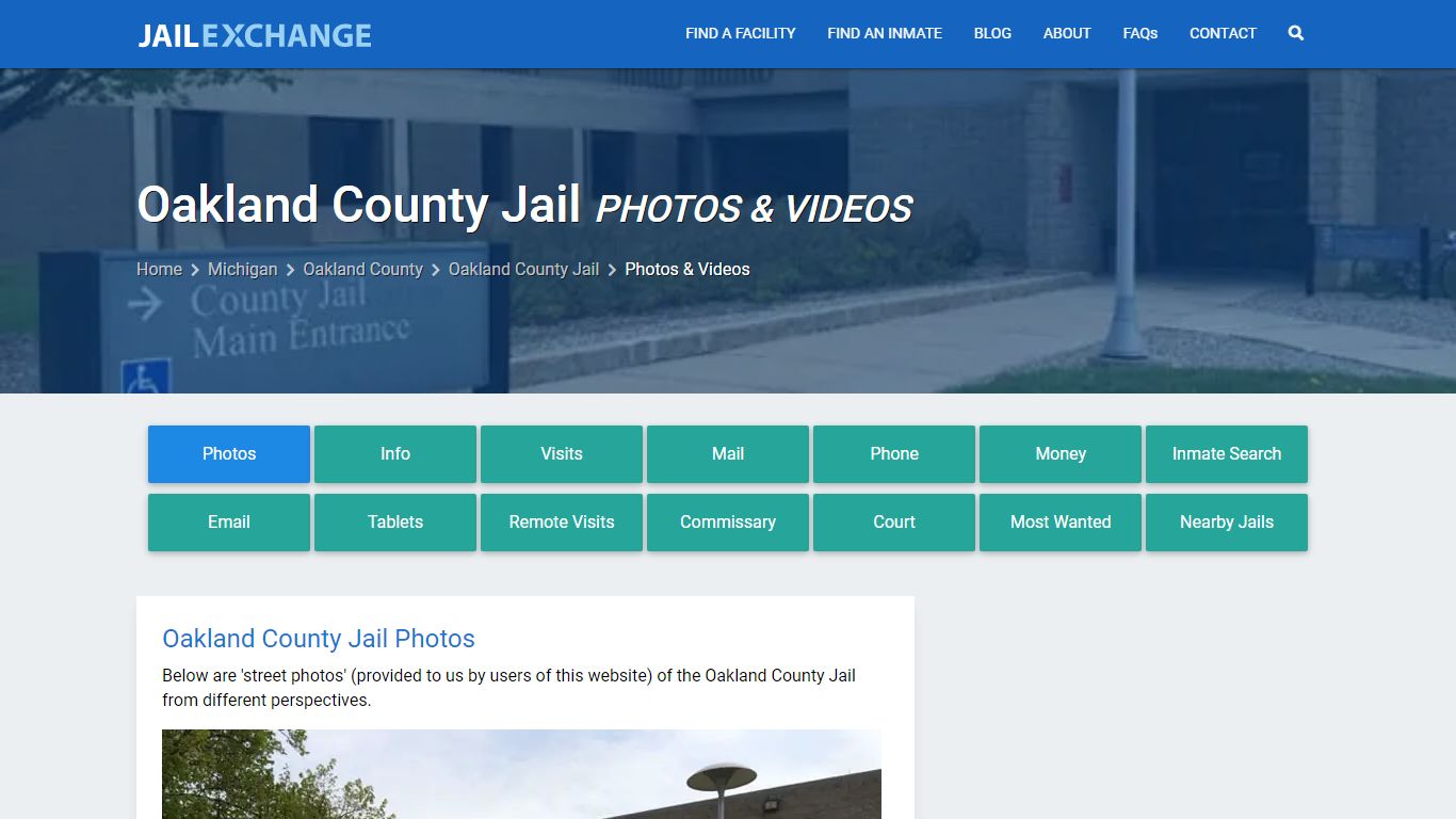 Photos & Videos - Oakland County Jail, MI - Jail Exchange